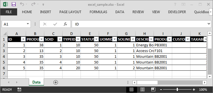 Excel Sample